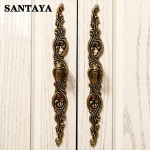 Nút kéo tủ đồ cổ điển châu Âu bằng đồng, một lỗ, dùng cho tủ quần áo, tủ bếp, tủ trang điểm, ngăn kéo, phòng ngủ, phòng khách - Product Image 4