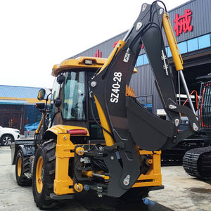 Alat penggalian dan pemuatan multifungsi Shanzhong 40-28 tipe Backhoe Loader dengan empat-dalam-satu Bucket - Product Image 5