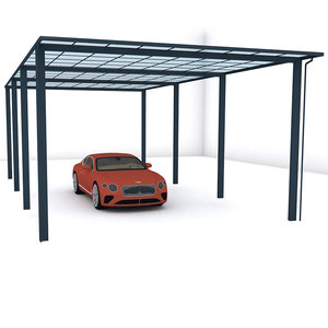 <span class=keywords><strong>Abri</strong></span> <span class=keywords><strong>de</strong></span> voiture extérieur moderne <span class=keywords><strong>en</strong></span> aluminium robuste pour 2 véhicules avec structure métallique, <span class=keywords><strong>longueur</strong></span> personnalisable, vente <span class=keywords><strong>en</strong></span> gros - Product Image 3