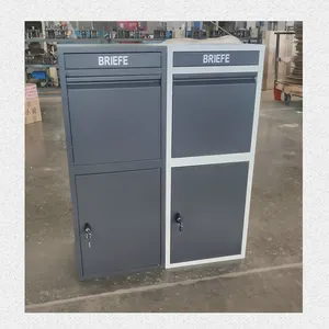 Stainless Steel Parcel Box Locker Dropbox Package Dropping Metal Outdoor Newspaper Letter Box Mailbox