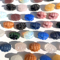 Jingfa Crystal Vente en gros de pierres naturelles de guérison, artisanat en pierres précieuses, petite coquille sculptée en quartz rose transparent de 3,5 cm