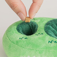 Ins coréen mignon Golf sonnerie papier Vocal jouet en peluche coton cache-cache chien jouet chien Puzzle Doys interactif chien jouets