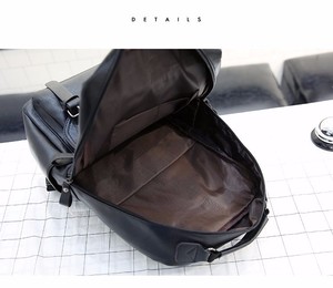 Men and Women PU Leather <strong>Backpack</strong> Vintage Laptop <strong>Backpack</strong> for Laptop 15.6 Inches School Bag College Bookbag <strong>Brown</strong> - Product Image 5