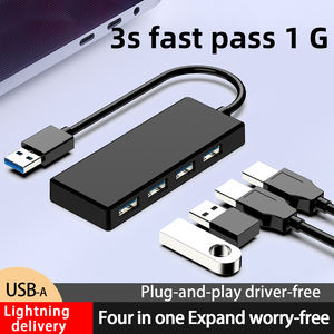 Adaptateur de concentrateur USB 3.0 à 4 ports OEM Extension de données multiport <span class=keywords><strong>portable</strong></span> pour ordinateur <span class=keywords><strong>portable</strong></span> <span class=keywords><strong>iMac</strong></span> Pro et appareils mobiles Utilisation Ethernet - Product Image 4