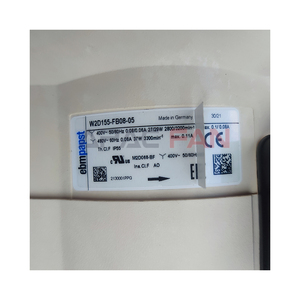 ebm-papst W2D155-FB08-05 high efficiency compact axial cooling <b>fan</b> premium AC ventilation <b>fan</b> for HVAC industrial systems - Product Image 3