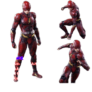 Deuxième génération <span class=keywords><strong>DC</strong></span> Justice League Comic <span class=keywords><strong>Flash</strong></span> de Xinsheng Animation Ornements de poupée en boîte mobiles en PVC faits à la main État neuf - Product Image 1