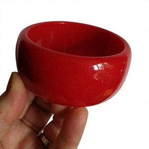 Classic <b>Red</b> Ceramic Bangle Unisex Fashion Jewelry Gift <b>Bracelet</b> - Product Image 1