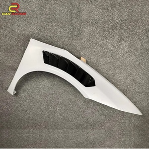 กันชนหน้าคาร์บอนไฟเบอร์แบบกึ่งแห้งคุณภาพสูงสไตล์ Vorstein สำหรับรถยนต์แลมโบ ฮูราแคน LP610 LP580 EVO Performante ปี 2014-2018 - Product Image 4