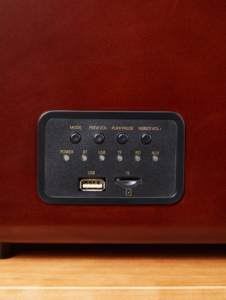 Tourne-disque Portable <span class=keywords><strong>sans</strong></span> <span class=keywords><strong>fil</strong></span>, phonographe LP avec haut-parleurs stéréo intégrés, tourne-disque à 3 vitesses, lecteur en <span class=keywords><strong>vinyle</strong></span> - Product Image 6