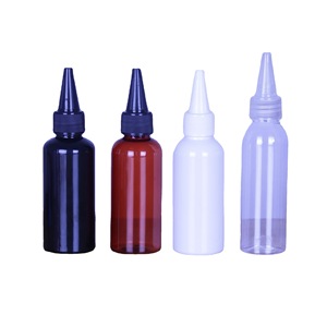 Transparent Nozzle <b>Bottles</b> 30ml <b>50ml</b> 100ml PET Plastic Dispensing <b>Bottles</b> For Ink Pigment Repackaging - Product Image 2
