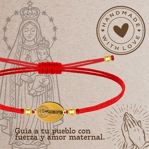 Collana con ciondolo di moda in acciaio inossidabile vergine Pilar gioielli di ispirazione cattolica - Product Image 4