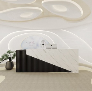 Zs <b>Simple</b> Bar Company Reception <b>Desk</b> Luminous Light Strip Office Hotel Mall Front <b>Desk</b> Barber Shop Billiards Room Cashier - Product Image 5