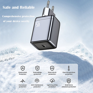 PD 3,0 20W 30W 45W <span class=keywords><strong>Tipo</strong></span>-C USB <span class=keywords><strong>Cargador</strong></span> súper rápido con material ignífugo <span class=keywords><strong>de</strong></span> PC para dispositivos móviles-Adaptador universal - Product Image 6