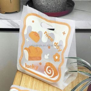 Bolsa de Plástico PE Gruesa Desechable, Transparente, con Fuelle Lateral, para Empacar Pasteles, Bocadillos, Sushi, Azúcar, Tamaño Personalizado - Product Image 2