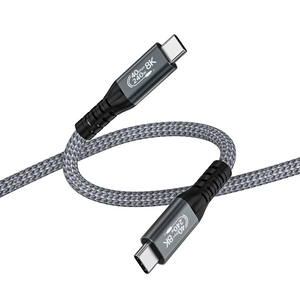 USB4.0 Haute Qualité 40Gbps 240W Usb C à Type C Câble de Charge de Données de Type C <span class=keywords><strong>pour</strong></span> <span class=keywords><strong>Switch</strong></span> Téléphones Mobiles - Product Image 2