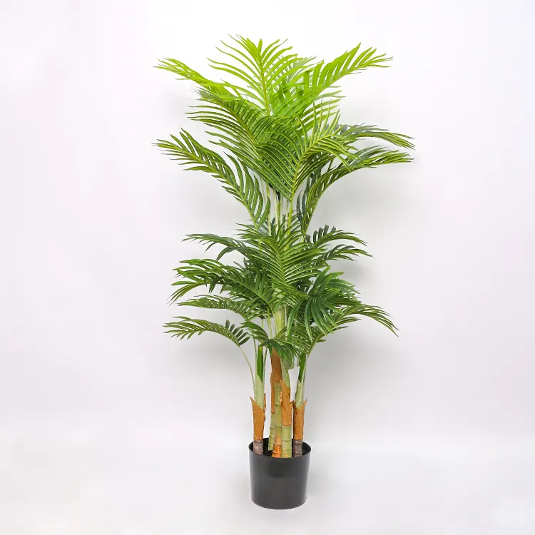 Домашний декор, 160 см, бонсай из искусственной кожи, комнатное растение в горшке, искусственное пальмовое дерево