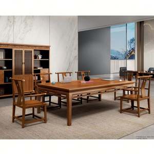 Nouveaux produits bureau en bois de style chinois mobilier commercial moderne bureau en bois de style chinois exécutif moderne - Product Image 6