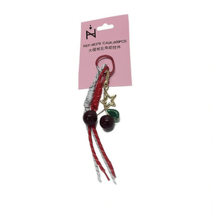 Llavero Cherry Star con colgante de cuerda, accesorio de moda - Product Image 2
