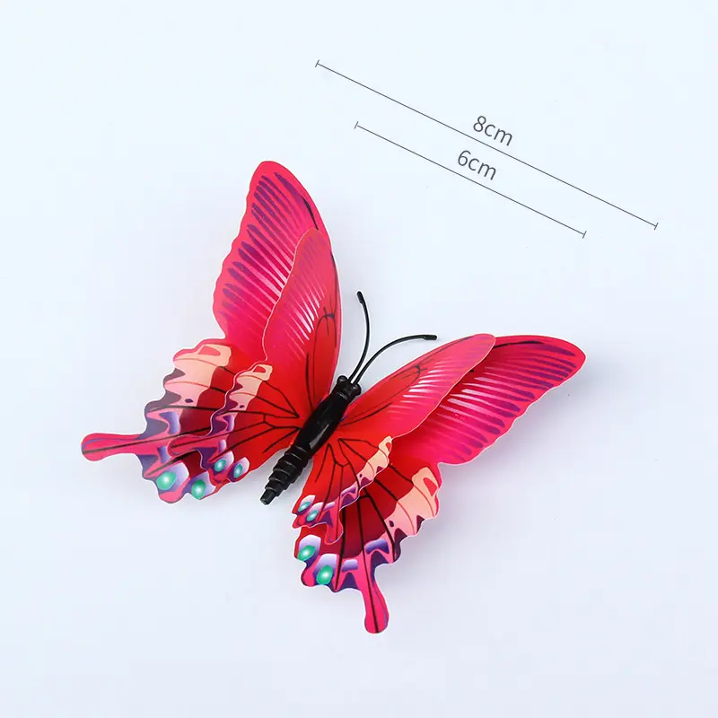 wholesale Colorful Butterfly Shaped car perfume air vent clip freshener
