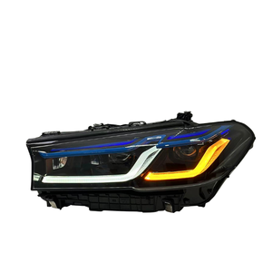 Fari anteriori a tre colori SJC Auto per BMW Serie 5 G30 G38 M5 CS LCI 21-23, luci LED gialle, bianche e rosse, Plug & Play - Product Image 2