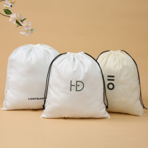 Bolsa de tela de algodón ecológica con cordón para niños, para la escuela y deportes. - Product Image 5
