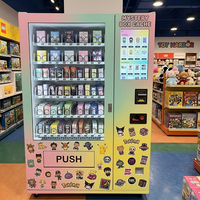 Máquina Expendedora de Pokémon JFP con Luz LED, Caja Sorpresa, Autoservicio 24 Horas, Juguete Sorpresa, Pantalla Táctil Comercial