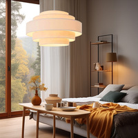 Lustre à tambour LED Luminaire de style campagnard pour salon, salle à manger, îlot de cuisine, entrée, escalier