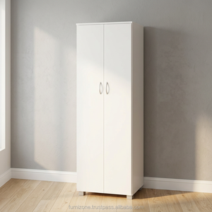 Meuble de rangement à chaussures Furnizone en bois, style contemporain, pour salon, avec rangement extérieur (2517) - Product Image 3
