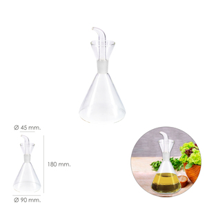 Dispenser per olio in vetro antigoccia, 250 ml - Product Image 2