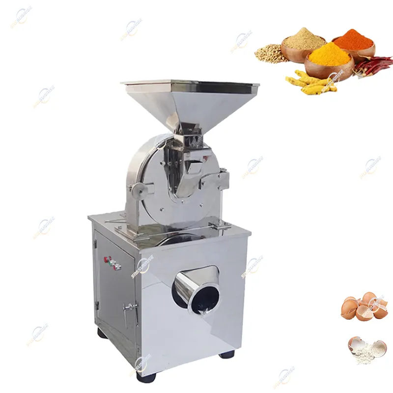 Electric Turmeric Industrial Fine Grinding Coffee Bean Pepper Sugar Chili Cocoa Dry Food Powder Grinder Machine For Spices