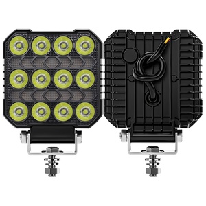Feux de tracteur LED 4 pouces 30V, feux de brouillard tout-terrain, feux de travail carrés LED pour JEEP, camions, véhicules tout-terrain, équipements, bateaux - Product Image 4