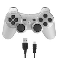 Nouvelles Manettes de Jeu sans Fil Double Choc Style Arcade pour Consoles PS3 et PS4