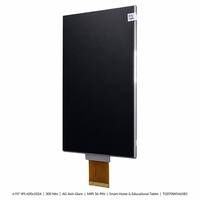Layar IPS LCD BOE 6,95 inci 600x1024, tampilan potret, 300 Nits, MIPI 36 PIN, layar AG hitam normal, lampu latar LED, pemasangan tertanam, pintar