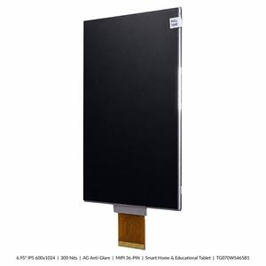 หน้าจอ BOE ขนาด 6.95 นิ้ว IPS LCD ความละเอียด 600x1024 แสดงผลแนวตั้ง ความสว่าง 300 นิต MIPI 36 พิน สีดำปกติ หน้าจอ AG พร้อมไฟ LED Backlight แบบฝังในตัว สำหรับติดตั้งอุปกรณ์อัจฉริยะ - Product Image 1