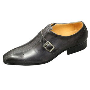 Chaussures Oxford habillées d'été pour hommes en cuir noir à boucle carrée, respirantes, antidérapantes, pour le bureau, les mariages, les fêtes et l'usage quotidien - Product Image 2