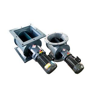 Vanne rotative en fonte en forme d'étoile YJD, vanne de décharge de cendres en acier inoxydable à embout carré pour alimentation de dépoussiéreur - Product Image 2