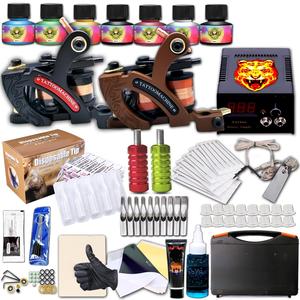 Nouvel arrivage : Kit de machine à tatouer à double bobine avec accessoires complets pour atelier de tatouage professionnel et fournitures d'art corporel - Product Image 5