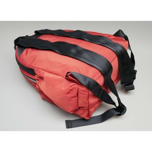 Venta directa de fábrica Unisex Poliéster Ladrillo Rojo Uso informal Dos bolsillos delanteros Cremallera metálica Bolsa de peso ligero mochila escolar - Product Image 3