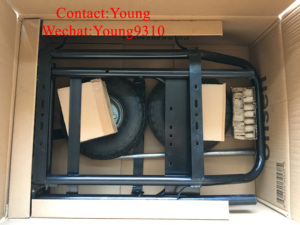 Yüksek kaliteli 80kg gaz oksijen silindiri arabası/paslanmaz çelik tekerlek ile hareketli silindir çelik el arabası kamyon - Product Image 6