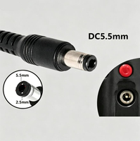 Chargeur de Vélo Électrique et Trottinette 54,6V 2A pour Batterie Li-ion 48V 13S – Charge Rapide et Sûre 5,5mm * 2,5mm/2,1mm