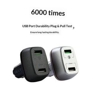 Cargador de Coche USB de Doble Puerto QC3.0 con Carga Rápida <span class=keywords><strong>SCP</strong></span> y Diseño Ignífugo para Laptop y Teléfono Móvil - Product Image 2