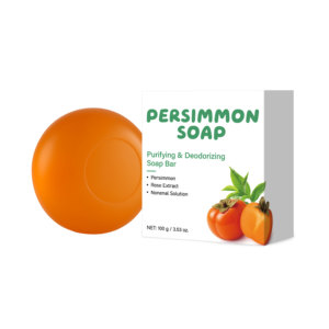 Persimmon Extract <b>Soap</b> Bar - Green Tea Polyphenols for Odor Control, Shea & Coconut Oil 24H Hydration - Product Image 1