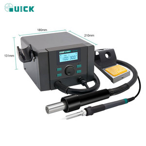 Nhanh chóng 8786d + Hệ thống bảo trì hai trạm 2 trong 1 Súng hàn nhựa không khí nóng kỹ thuật số - Product Image 3