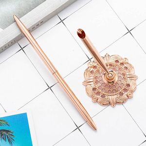 Stylo bille en métal personnalisé pour banque, hôtel, usage de bureau, impression de logo personnalisée, cadeau promotionnel idéal - Product Image 2