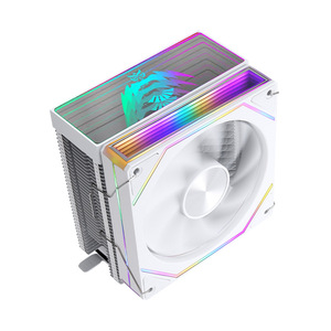QiuzAim 4 tubo de calor de cobre ARGB <span class=keywords><strong>CPU</strong></span> <span class=keywords><strong>Cooler</strong></span> para LGA1700/1200/B85 con ventilador PWM de prisma de 12cm | Refrigeración por aire silenciosa de 4 pines - Product Image 3
