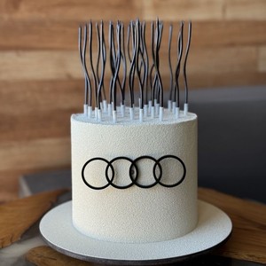 Estilo Ins acrílico <span class=keywords><strong>pastel</strong></span> decoración logo <span class=keywords><strong>pastel</strong></span> graduación temporada hombres cumpleaños fiesta toppers pasteles - Product Image 3