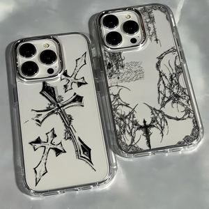 Custodia per iPhone 11 con motivo gotico personalizzato - Product Image 1