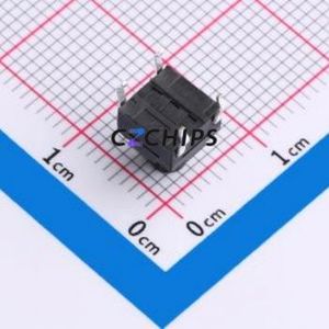 GT-TC116A-H075-L1 Tactile Switch Through hole Component (THT) Switch Single Pole Single Throw Round Button 1.6N Through Hole - Product Image 2