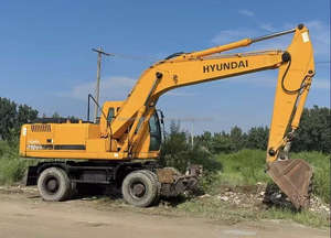 Excavadoras de ruedas usadas de alto rendimiento Hyundai 210w-7 Amplia gama de aplicaciones importadas de Corea del Sur - Product Image 5