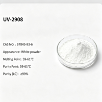 ZHUOTAI Agent auxiliaire chimique UV-2908 à 99% de pureté, point de fusion 59-61, poudre stabilisatrice de la lumière pour plastique transparent